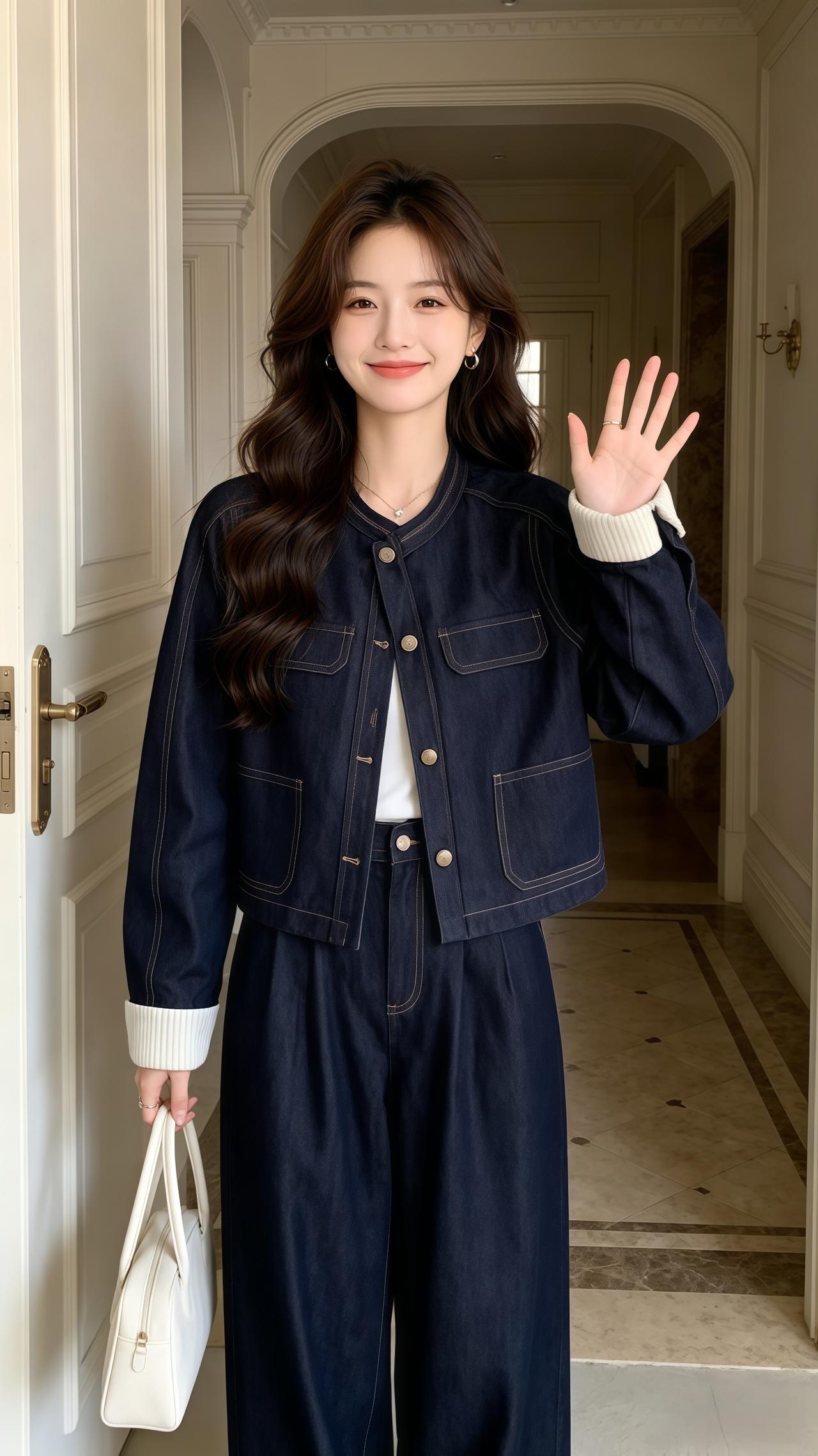 牛仔套装显瘦穿搭 穿搭韩系穿搭 穿搭技巧 ootd穿搭