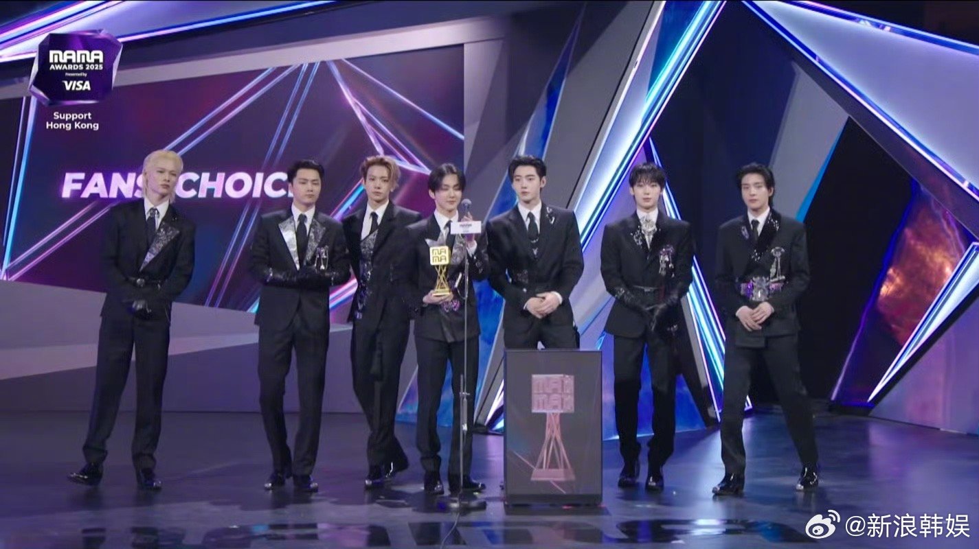 MAMA粉丝选择奖2025 MAMA FANS'CHOICE奖项获奖者：ENHY