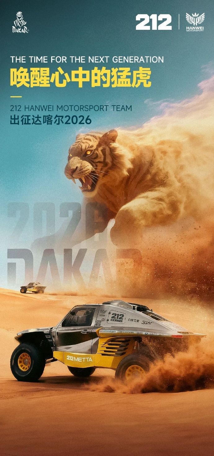 达喀尔拉力赛中国军团参赛阵容再创新高，达到19台赛车