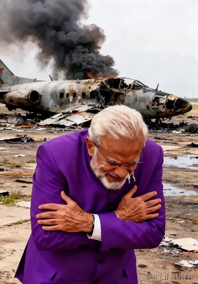 刚刚，
印度空军证实了一个令人痛心的消息：
印度战机被毁 今天下午在迪拜航展上表