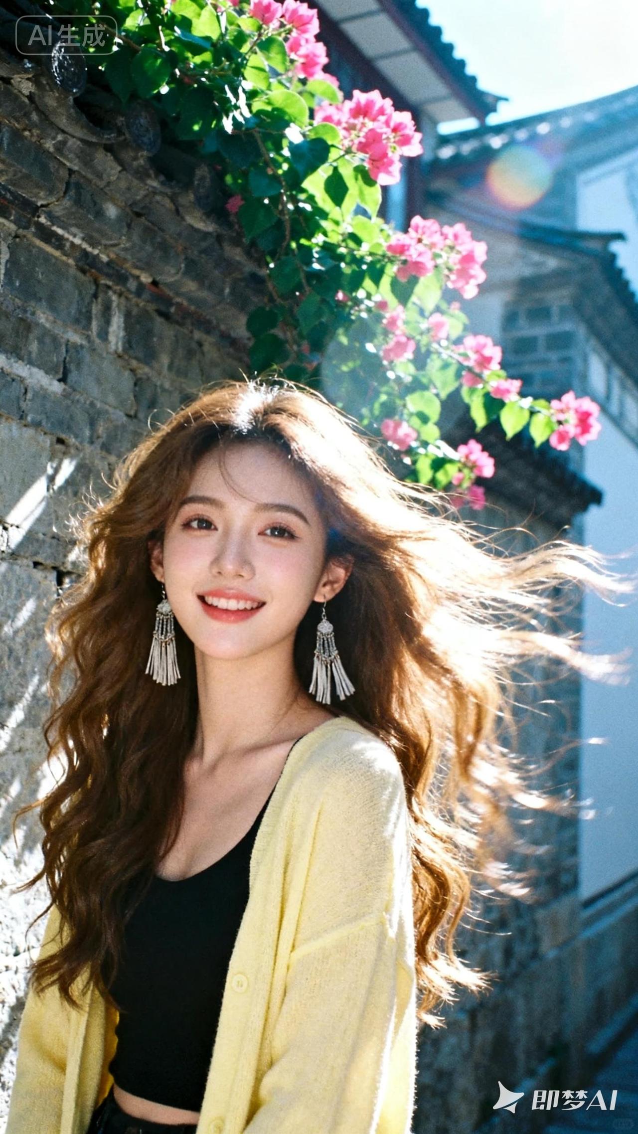 秋日穿搭真是氛围感拉满的秘诀。我超爱用一件针织衫搭配百褶裙。针织衫软糯亲肤，颜色