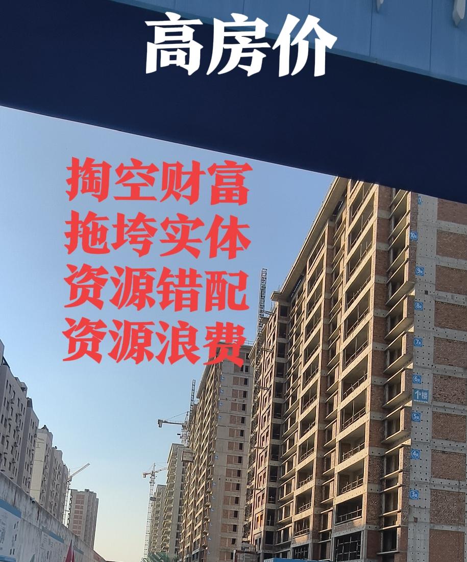 高房价掏空了民众的积蓄，不少人背上了长达三十年的房贷；高房价靠着暴利的牵引，拖垮