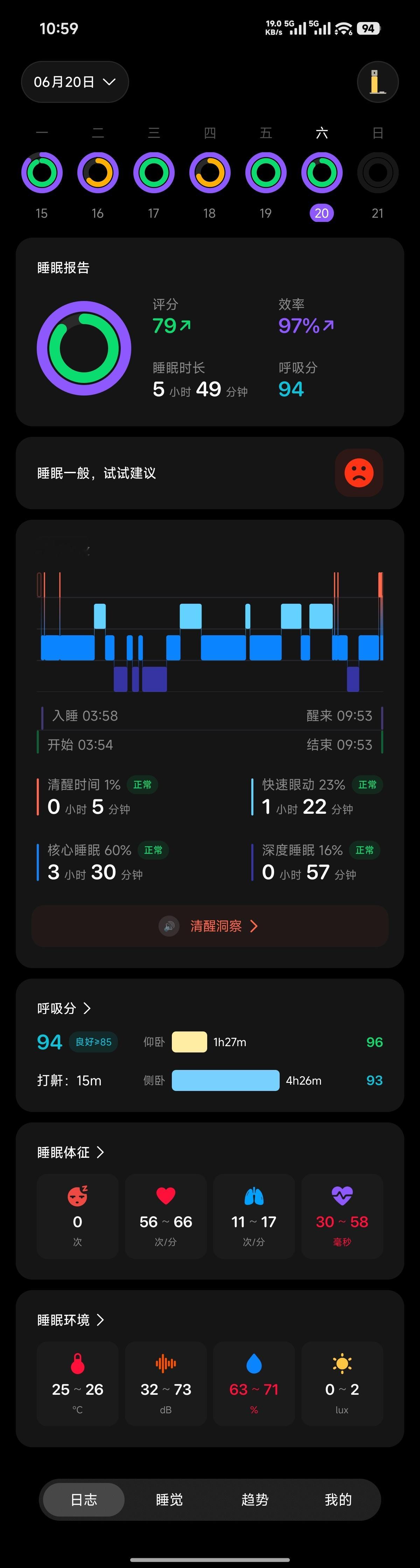 【睡眠打卡】 