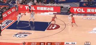 可惜了！北京队落后20分，差一点完成惊天逆转，最后功亏一篑。
赵睿第四节接管比赛
