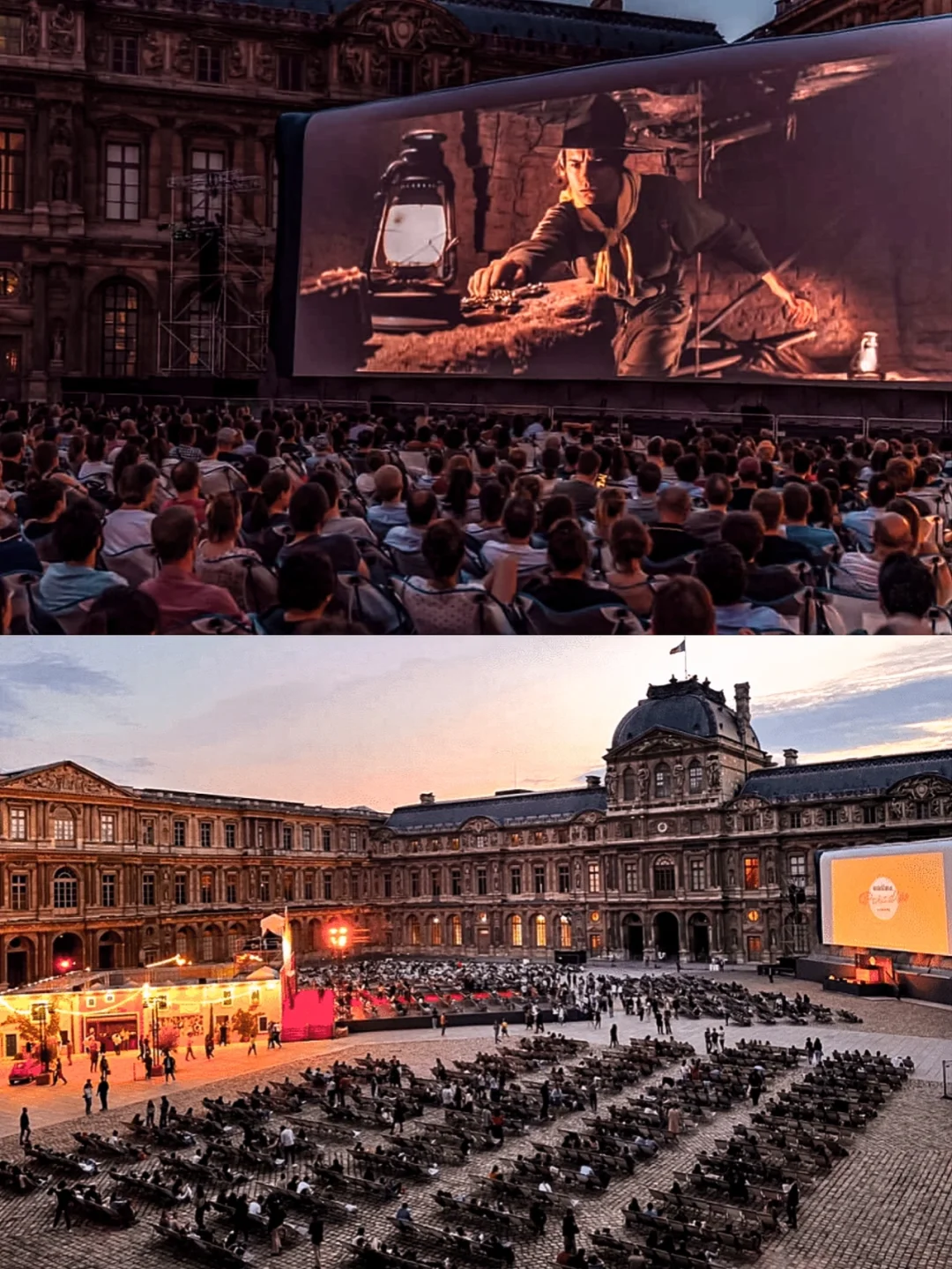 巴黎免费活动⛲️卢浮宫旁看场浪漫露天电影！