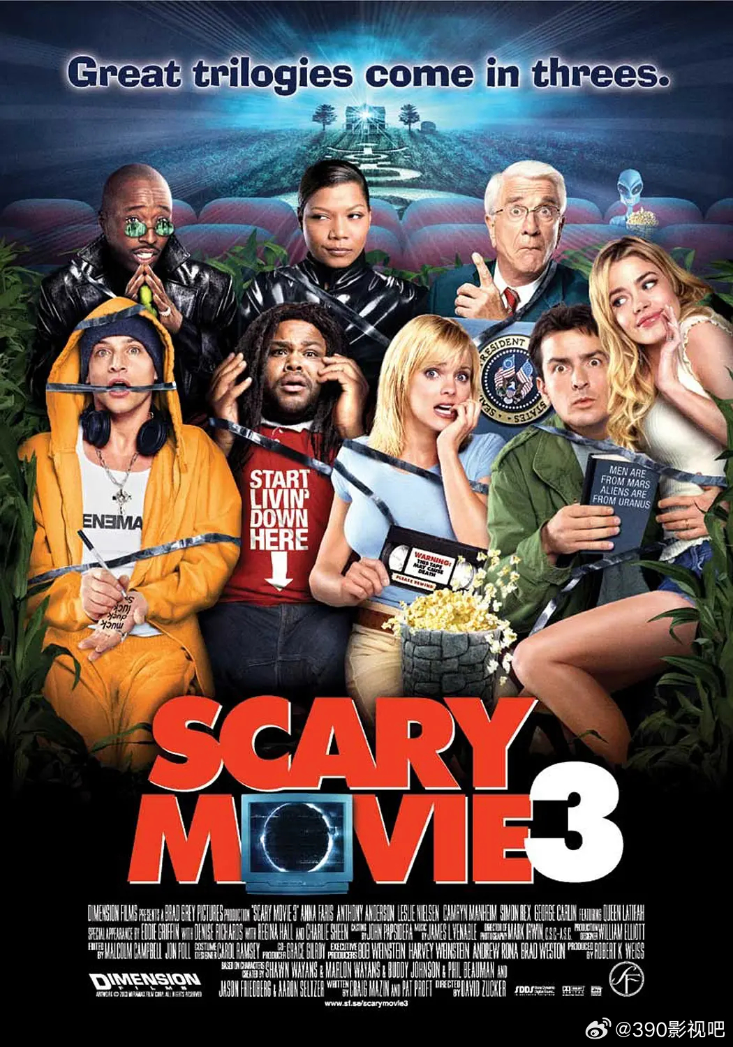 BD1080P蓝光版！惊声尖笑3 Scary Movie 3 (2003)简介：