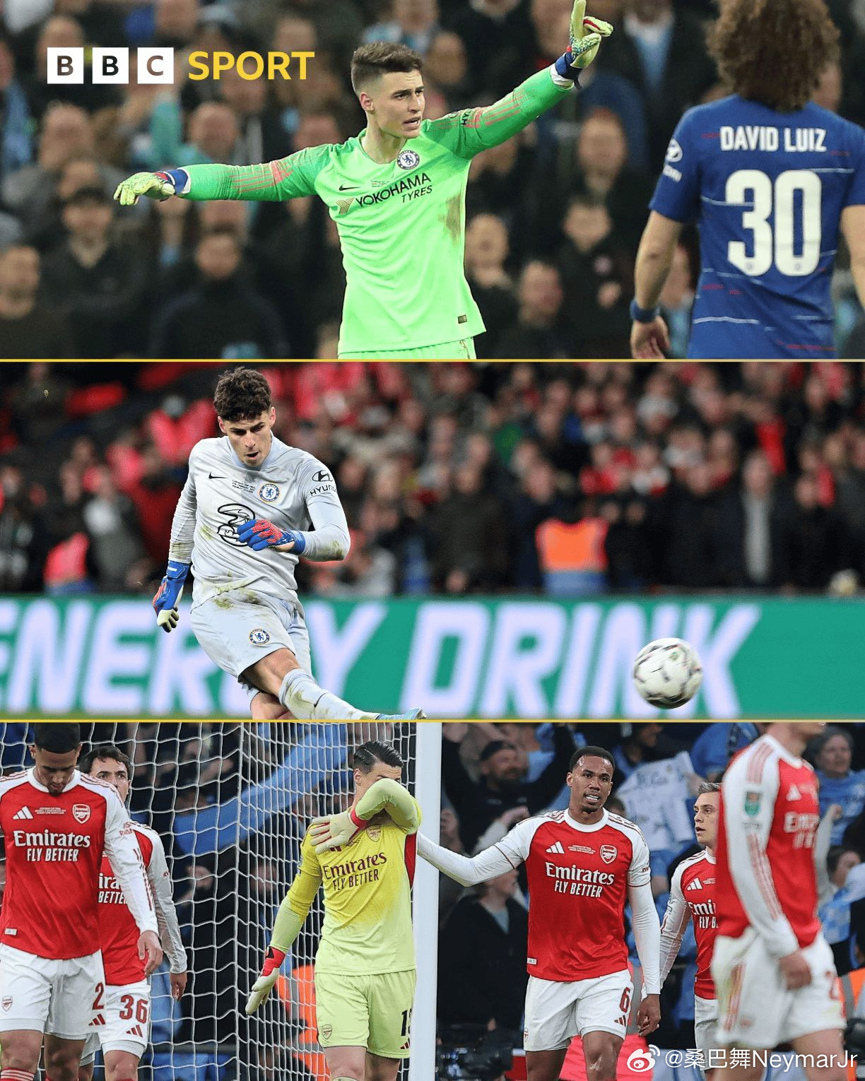 拒绝下场+罚丢点球+送礼，凯帕 联赛杯决赛多次抢占头条03月23日 英格兰联赛杯