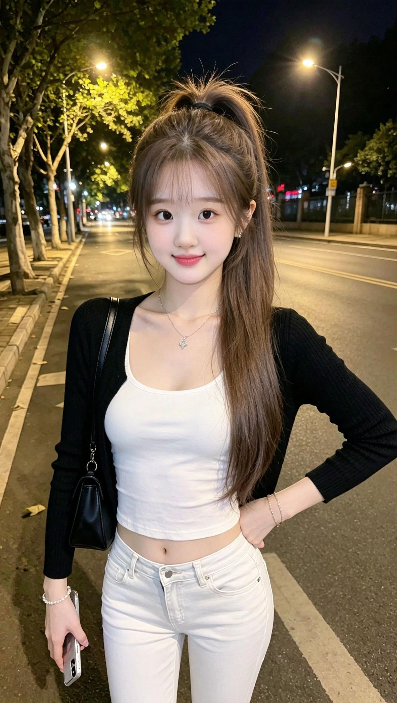 夜景街头随拍写真 抖音玩法合伙人计划