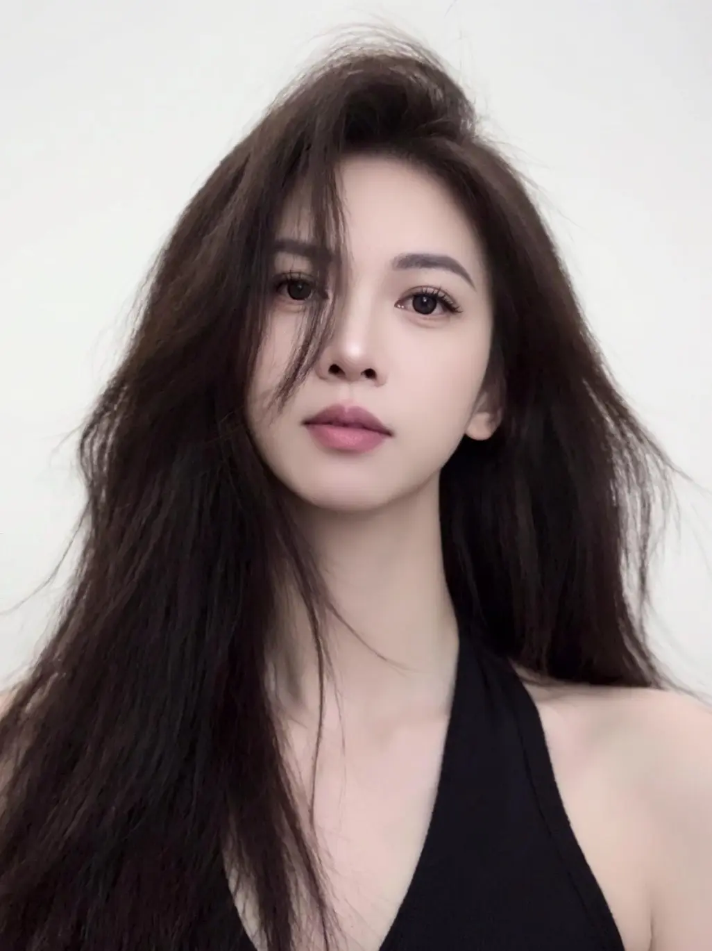 纯欲天花板 黑长直永远的神 氛围感美女 极品气质美女 没有人能拒绝姐姐风