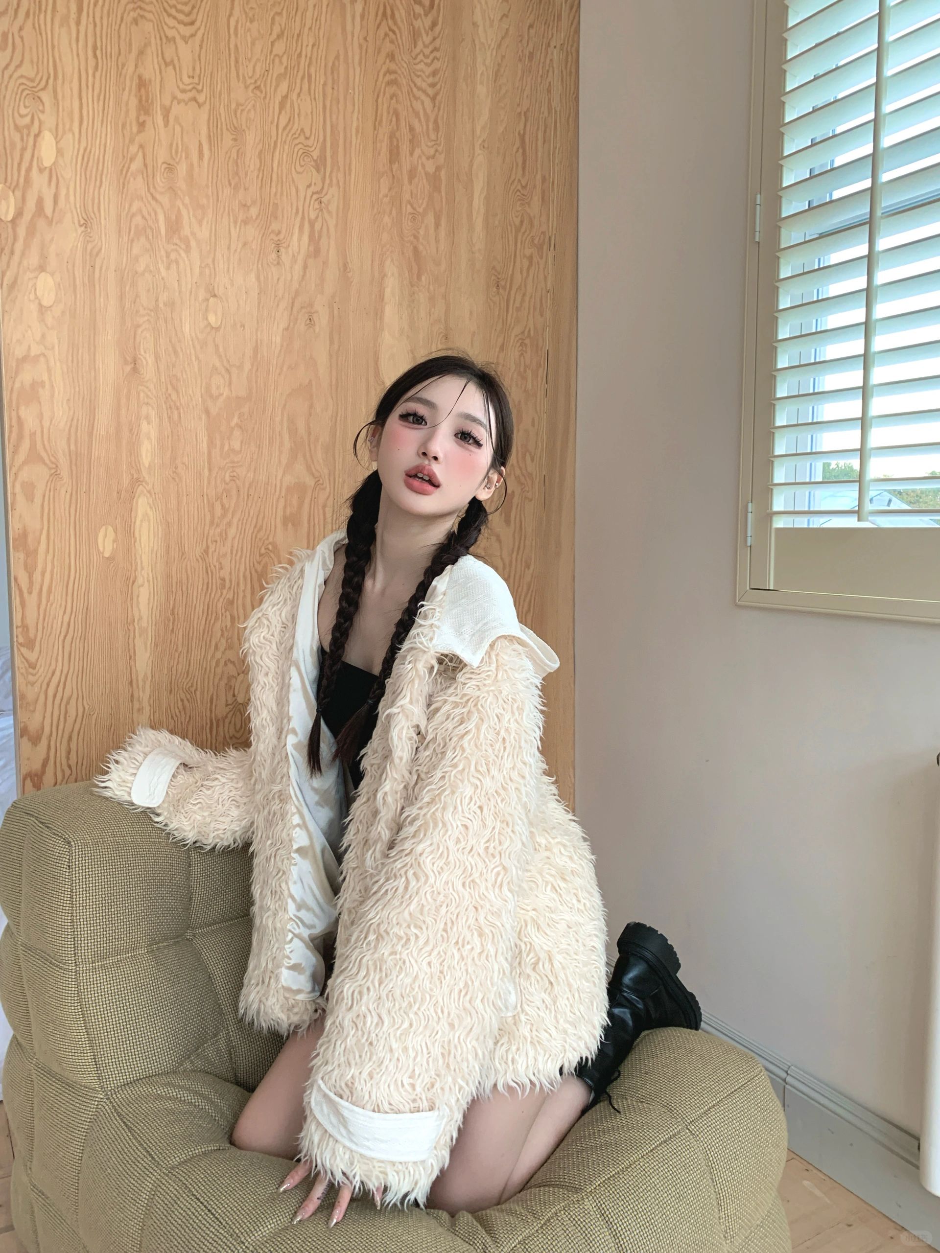 这个发型好韩！