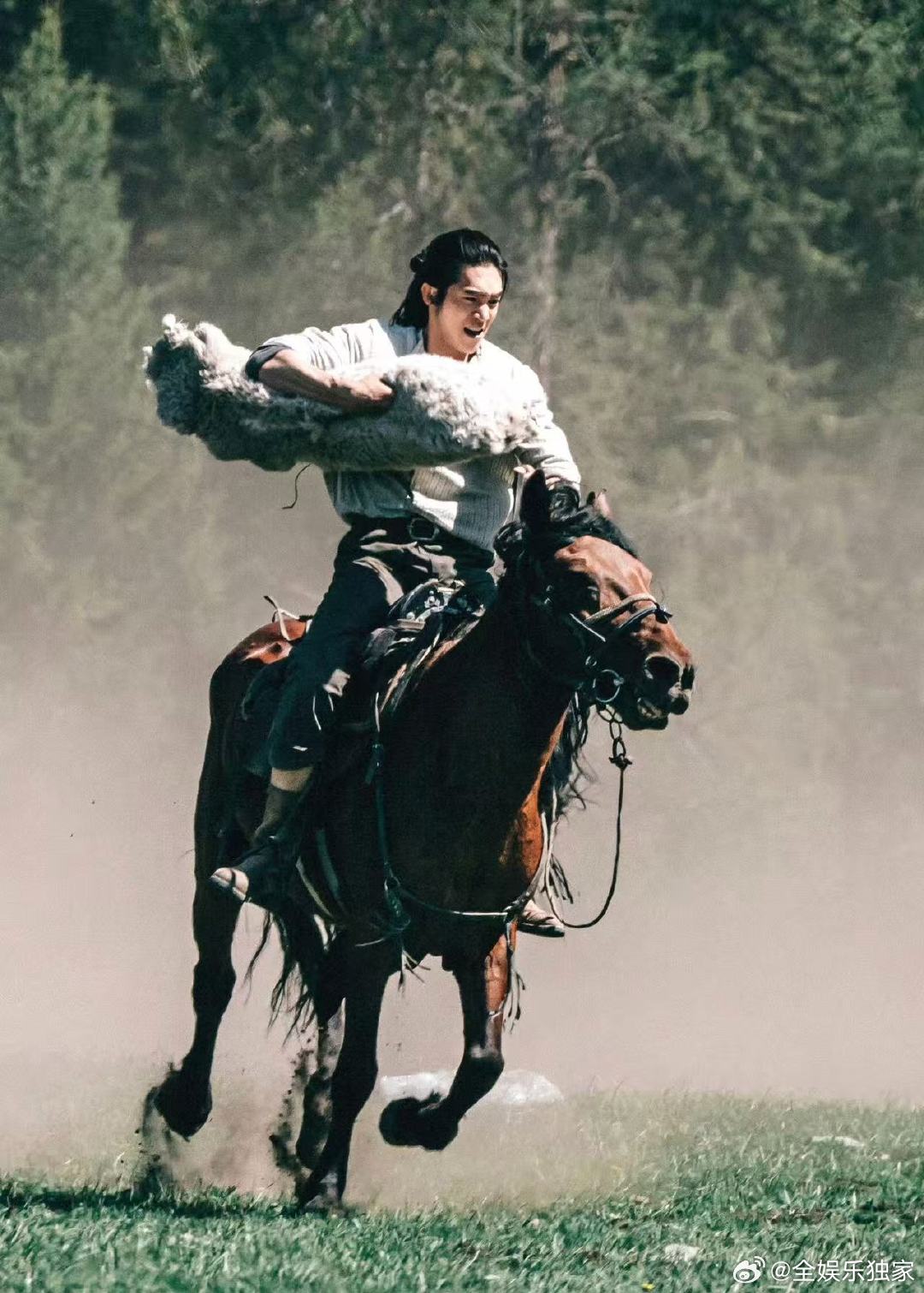 于适骑马上辽宁春晚辽宁春晚于适骑马上辽宁春晚！这波真马操作夯爆全网 