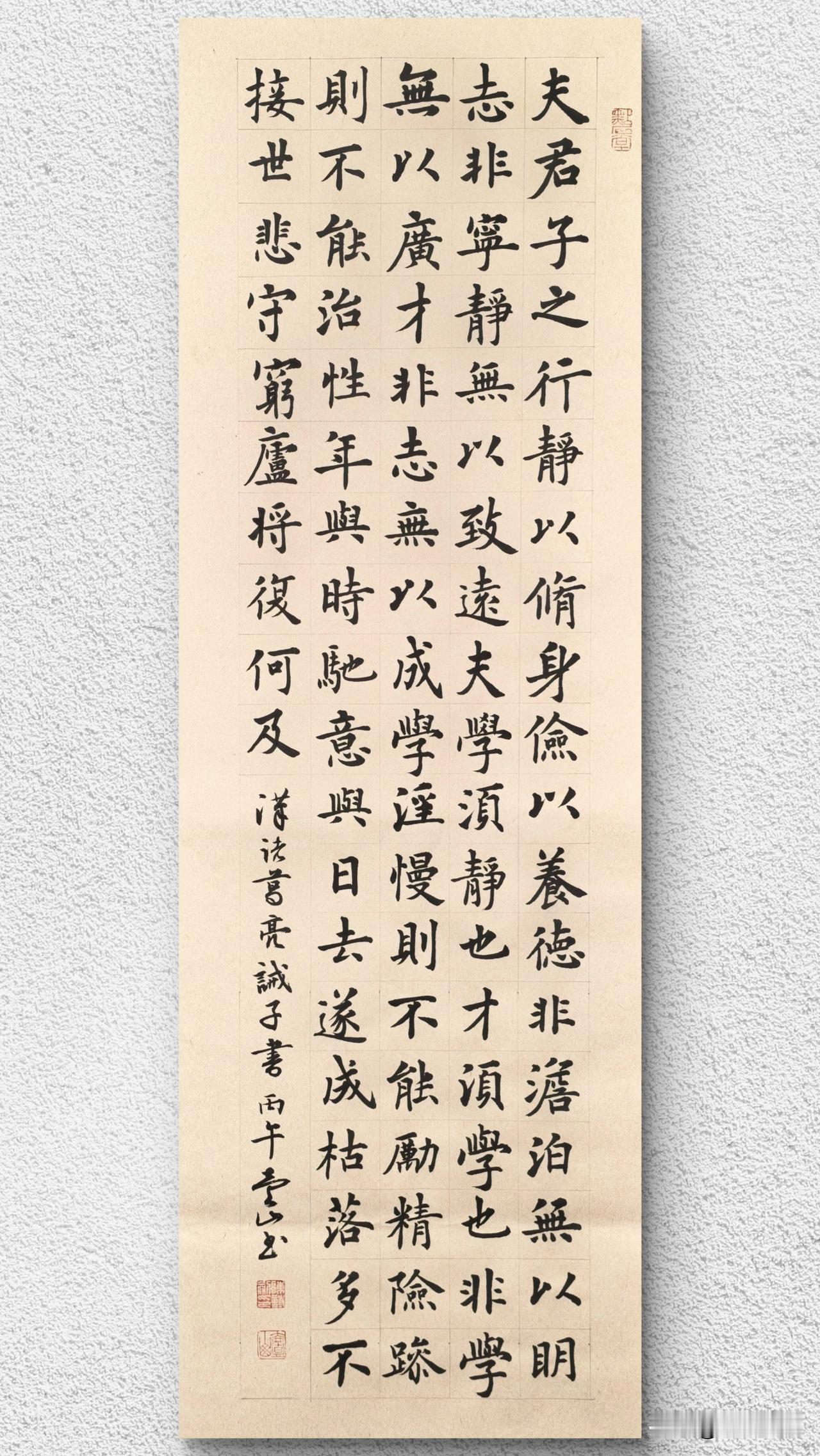 非淡泊无以明志，非宁静无以致远。