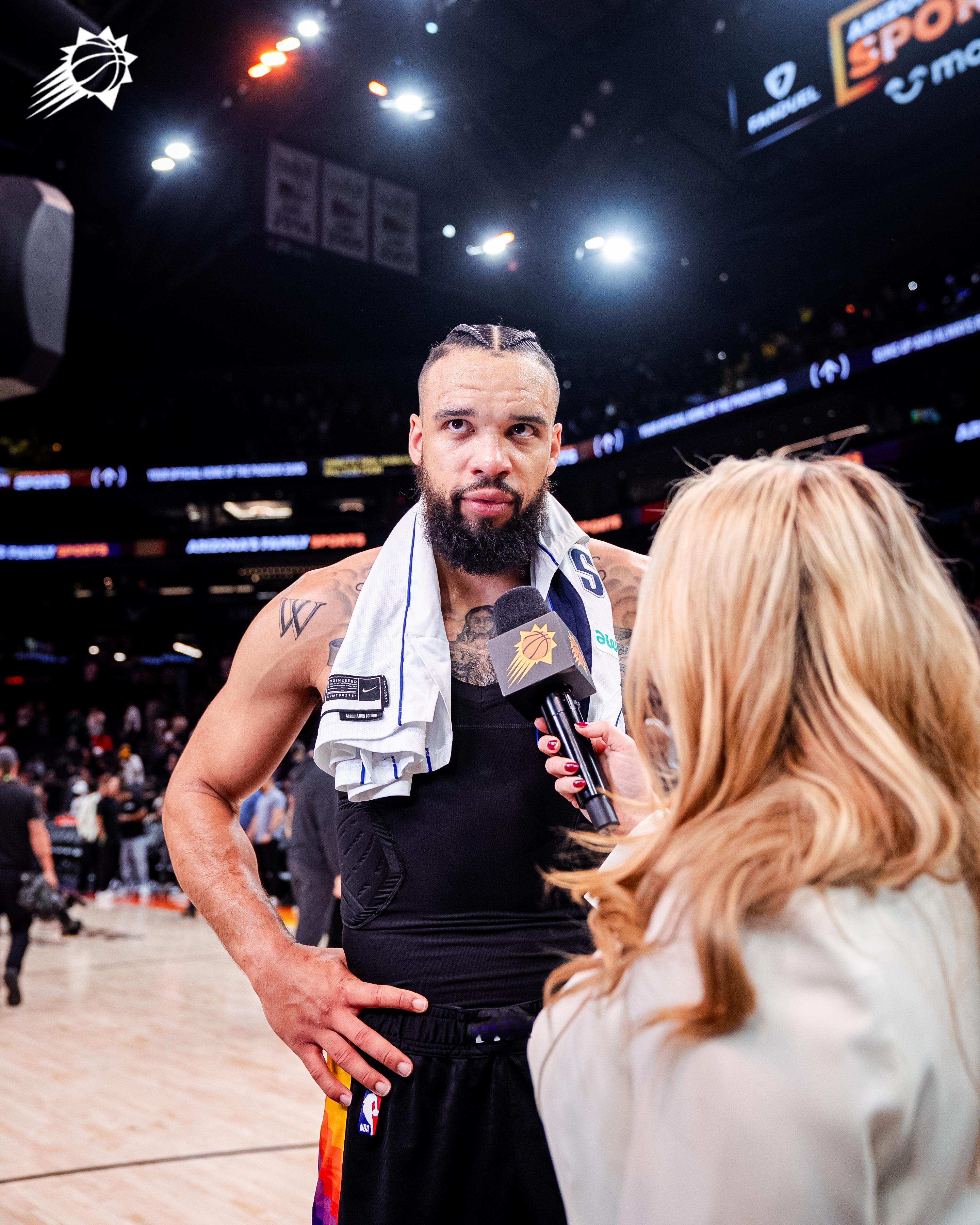 狄龙赛后采访🎤菲尼克斯太阳 ｜旭日东升 ｜独行侠vs太阳