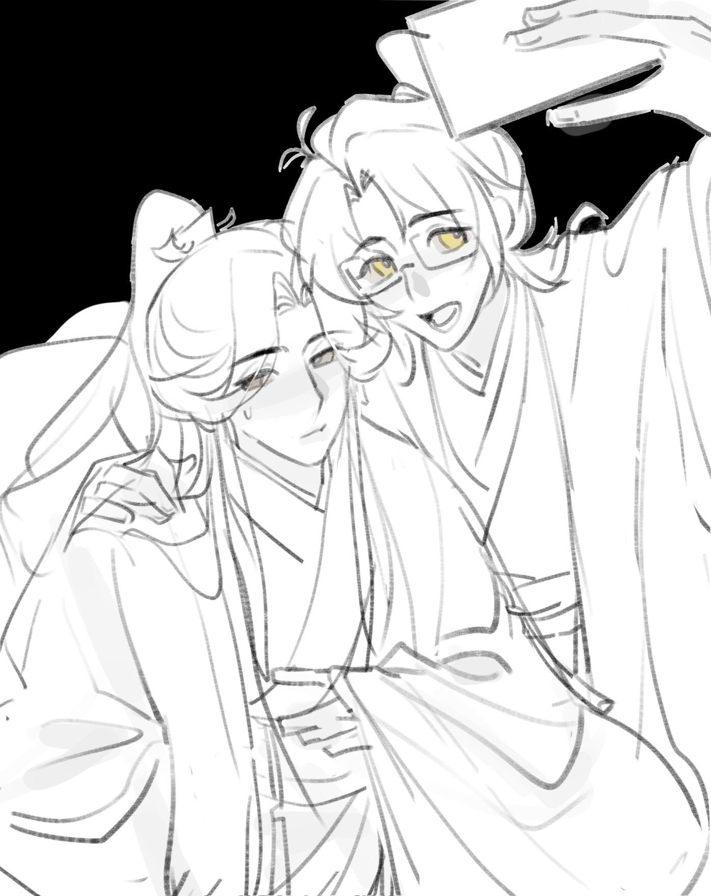 和老师合影但是他要求很高