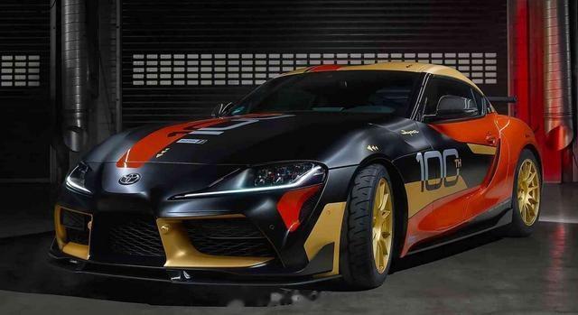#汽车资讯# 【限量100台 丰田SUPRA GT4特别版官图发布】日前，丰田发