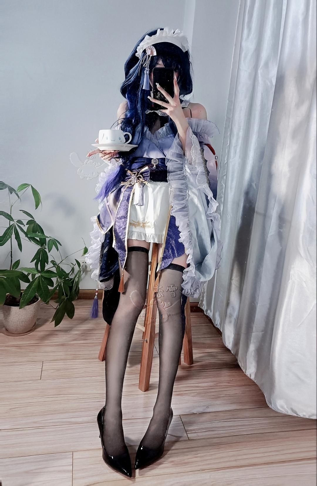 好吧，请问我的料理有什么问题。雷电将军cos女仆
