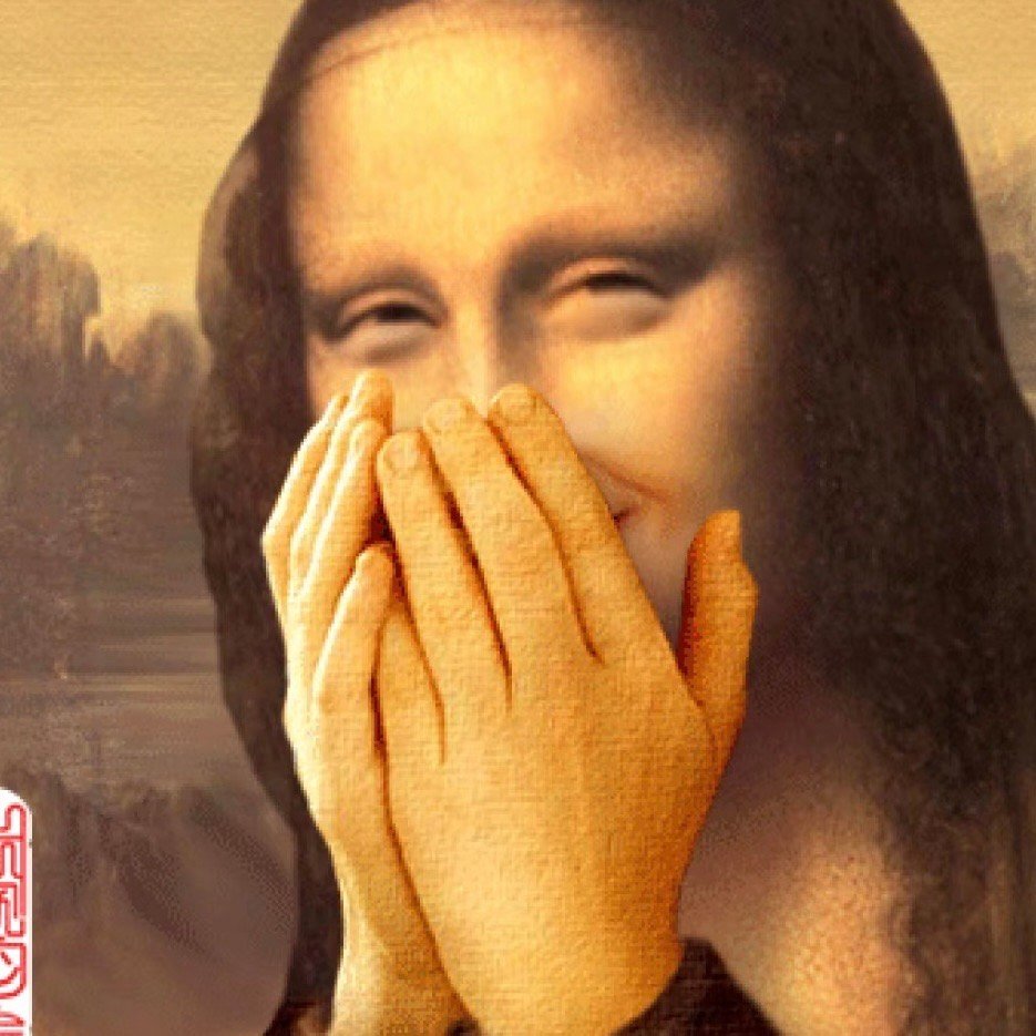 蒙娜丽莎也逃不过上班破防原来蒙娜丽莎的微笑是强装的！上班哪有不疯的，不过是硬撑罢