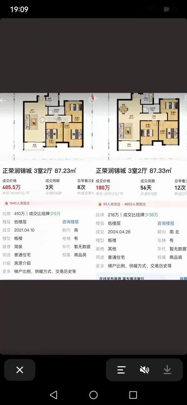 南京这个跌幅啊[允悲] ​​​