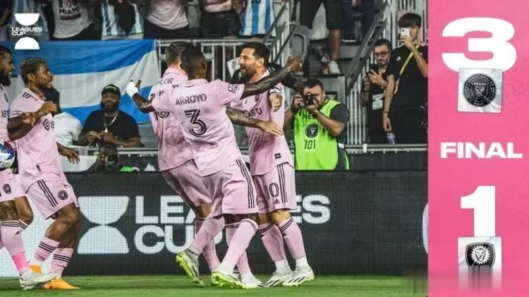 联盟杯-梅西双响+让点球+3场5球取三连胜 迈阿密国际3-1奥兰多城晋级，说明4