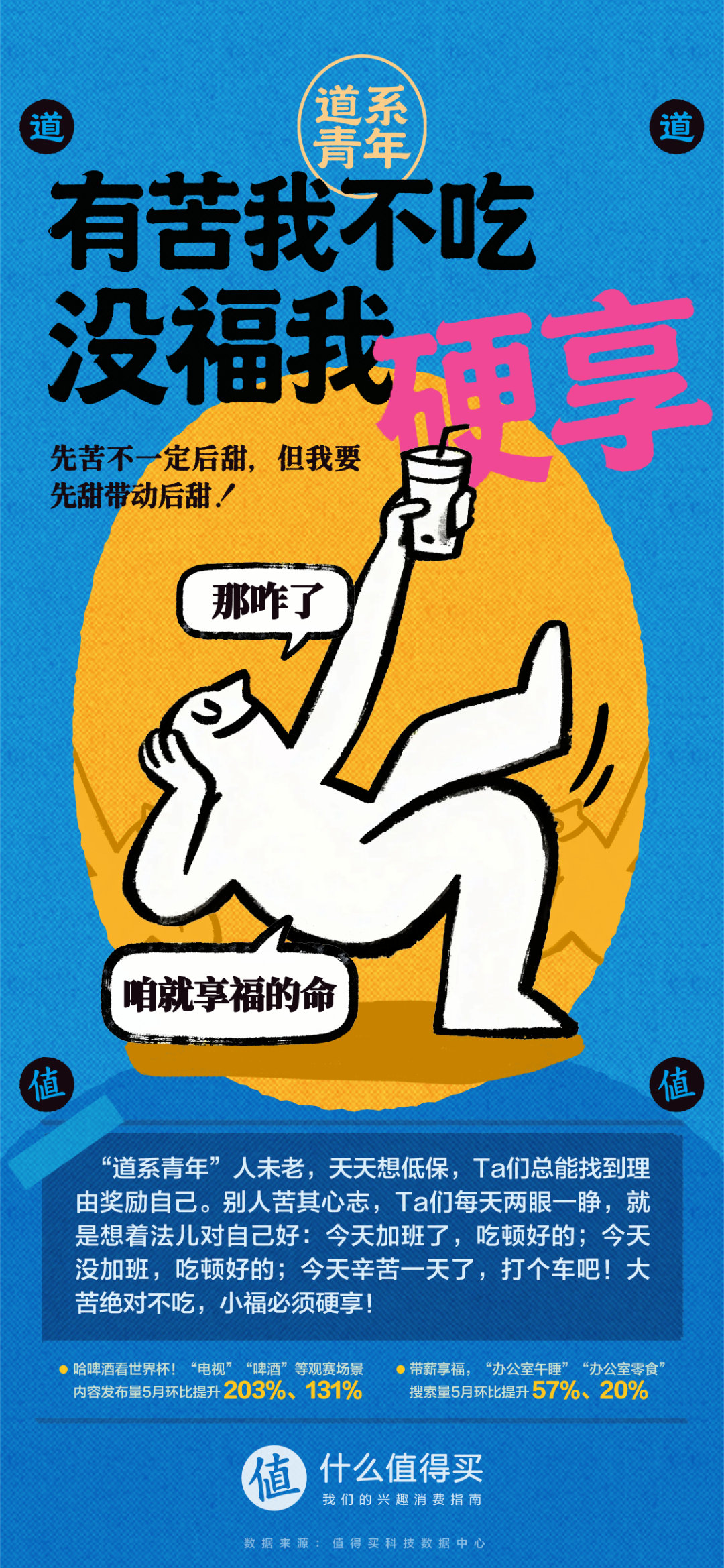 突然理解了道系人生的含金量 什么值得买说的道系青年，是把日子过成自己喜欢的样子啊