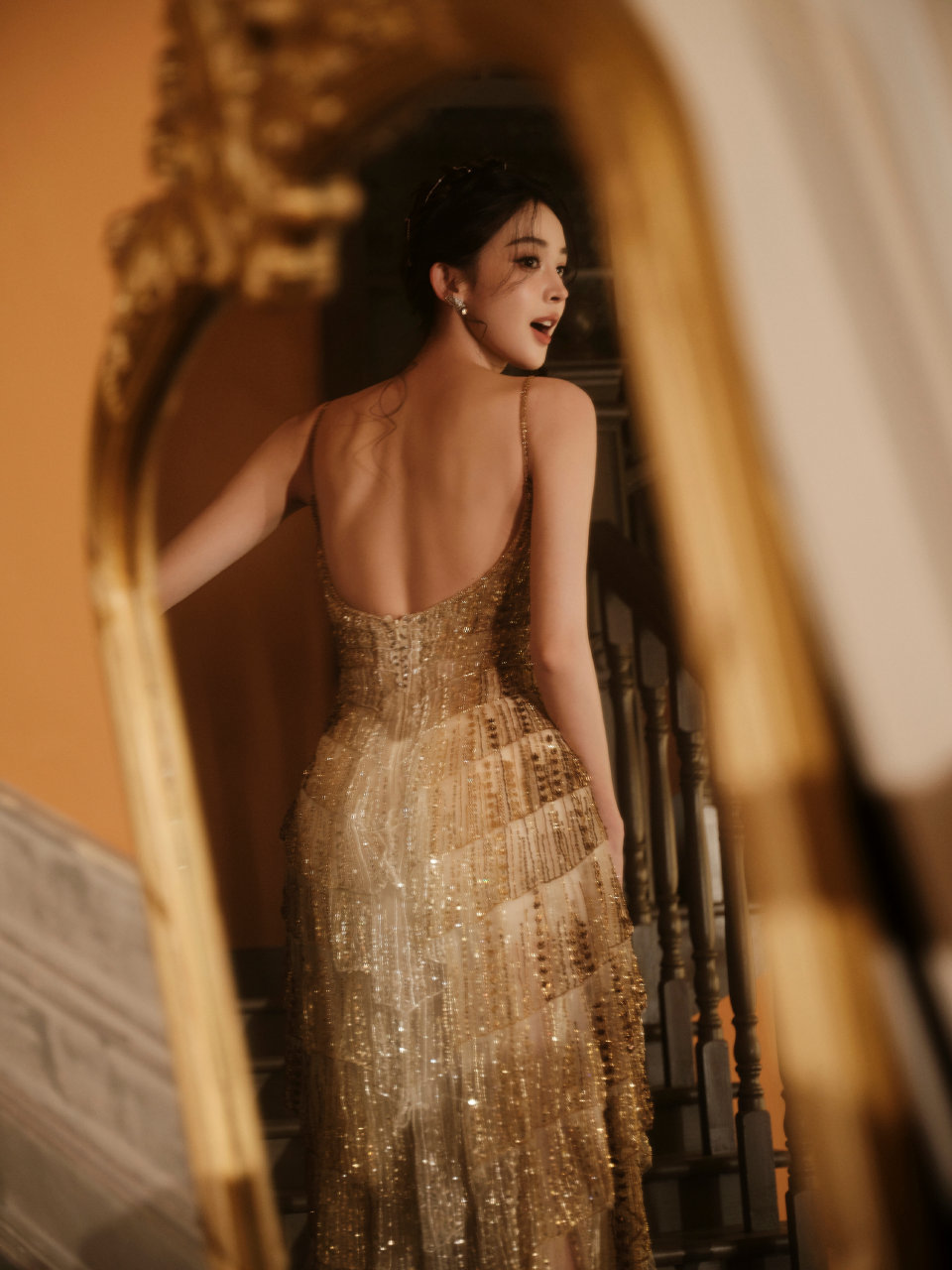 娜扎 x 微博之夜 一袭Georges Hobeika 2025 春夏高级定制系