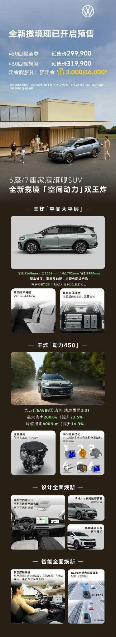 全新揽境开启预售空间动力双王炸全新揽境预售价格299900元起，大家觉得价格怎么