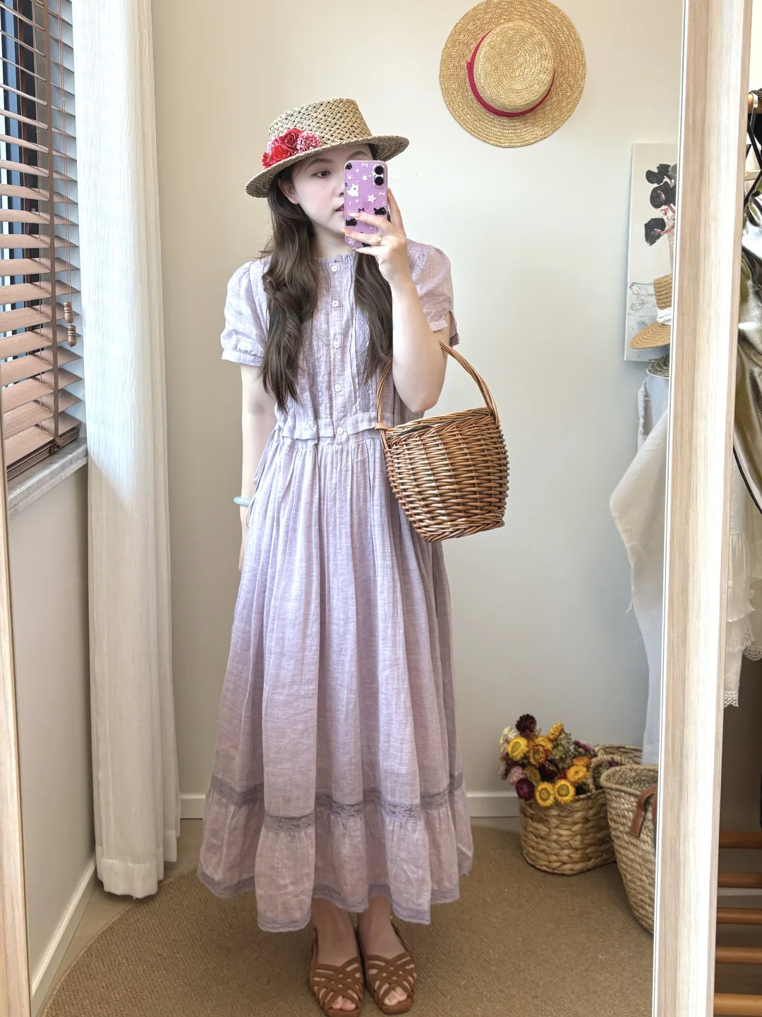 🍇葡萄紫古典连衣裙！