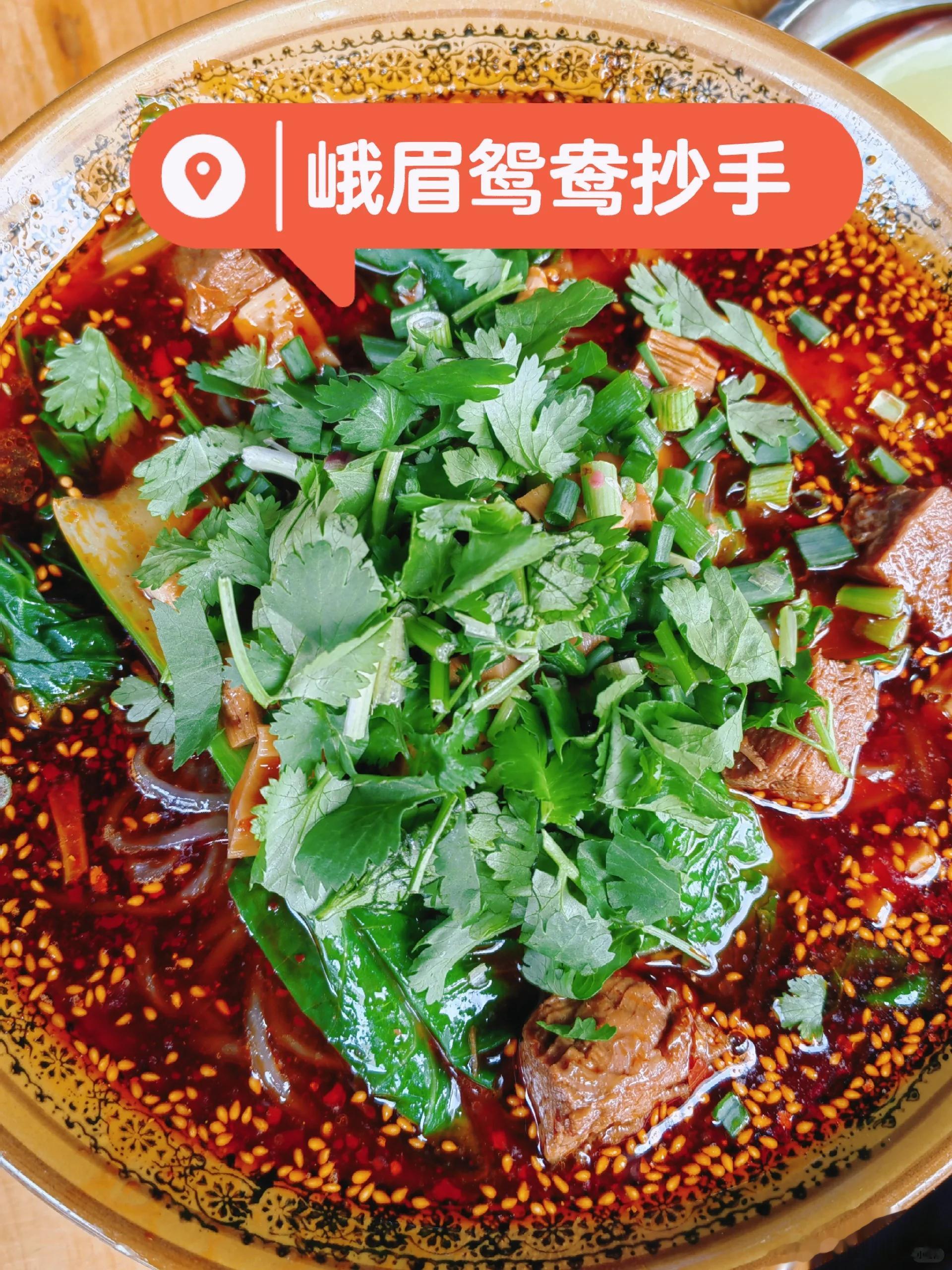 【四川美食·成都美食推荐·贰拾】·峨眉鸳鸯抄手成都，武侯区，晋吉东二路这依然是一