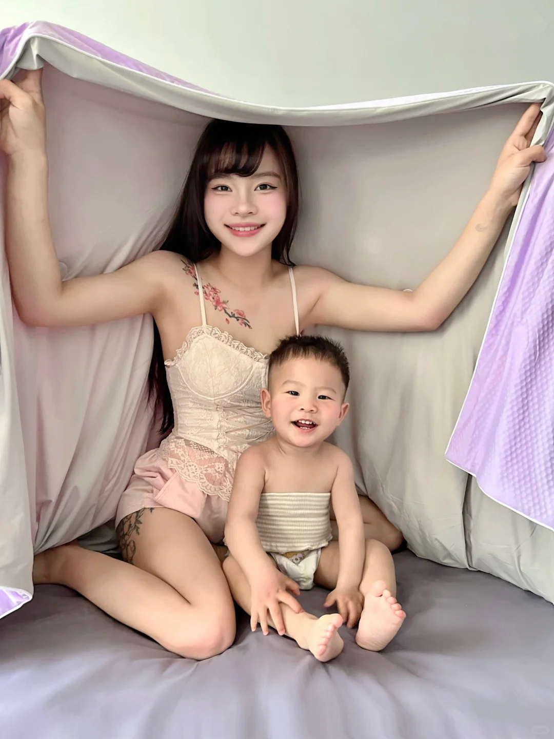 大长腿妈妈”和她的“腰果宝宝”日常🦄