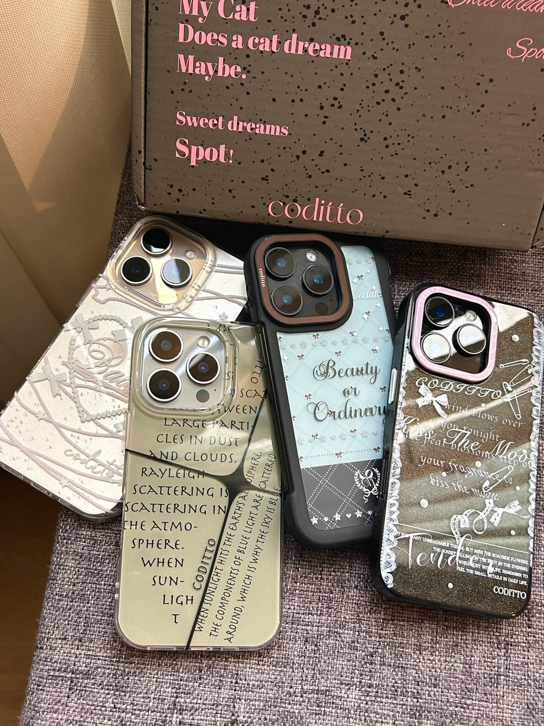 很喜欢的4款高颜值氛围感ins风手机壳！！！