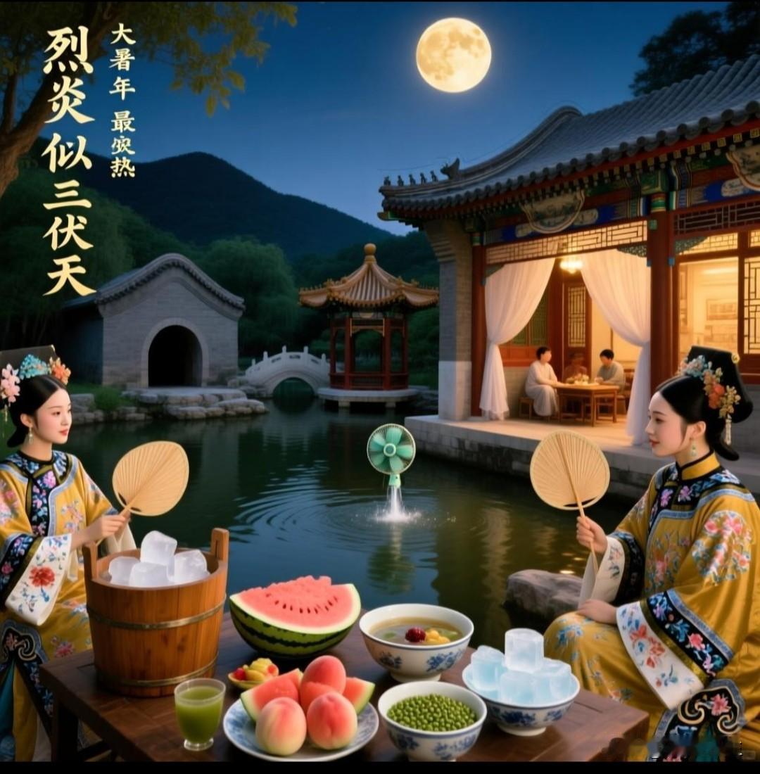走进历史，探寻三百年前的民风民俗，看看那时的人们如何度过四十天的高温天气
朋友们