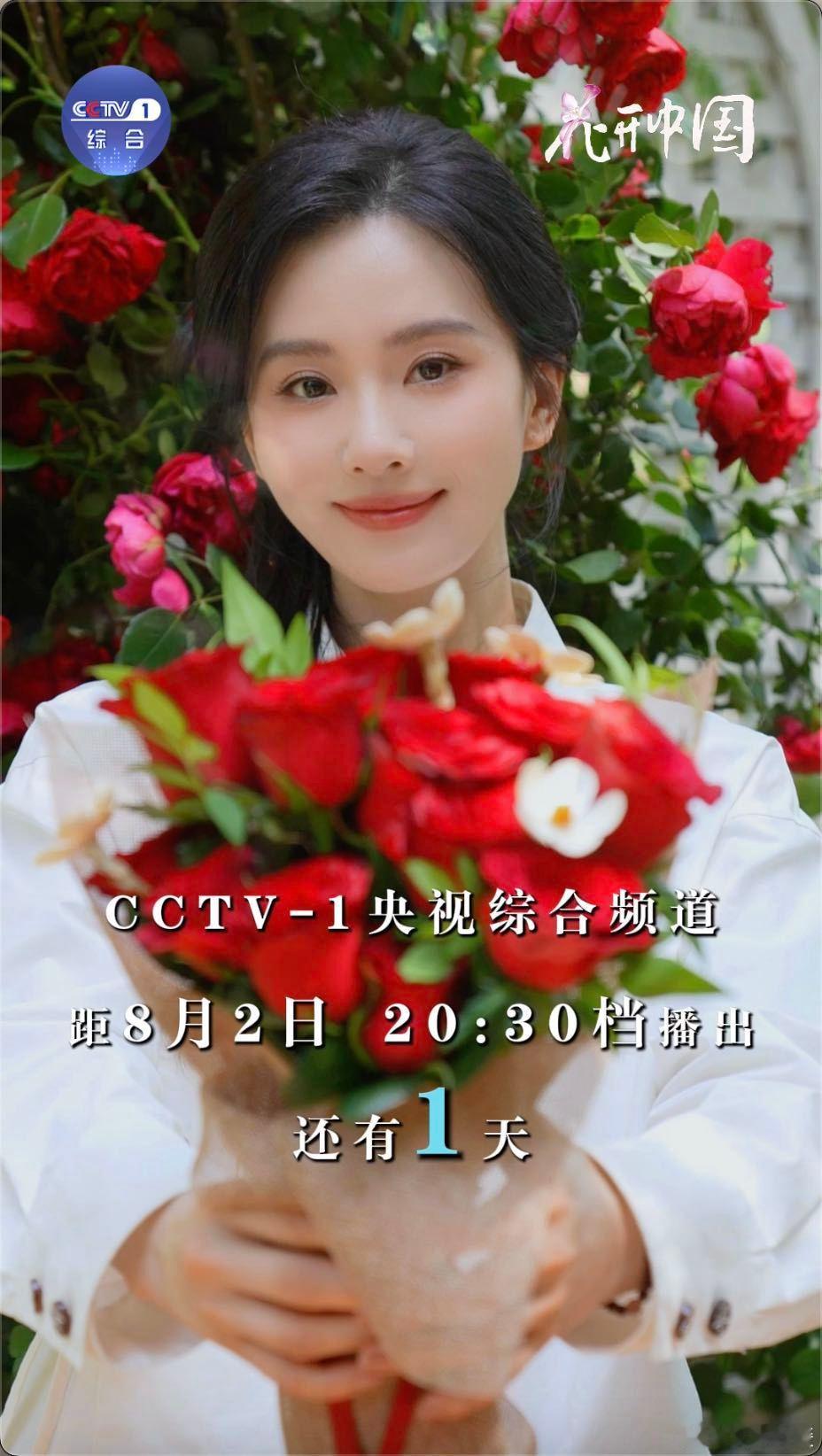 花开中国刘诗诗花式官宣之前被刘诗诗红发生图惊艳，这次在央视新节目里，她又美到突破