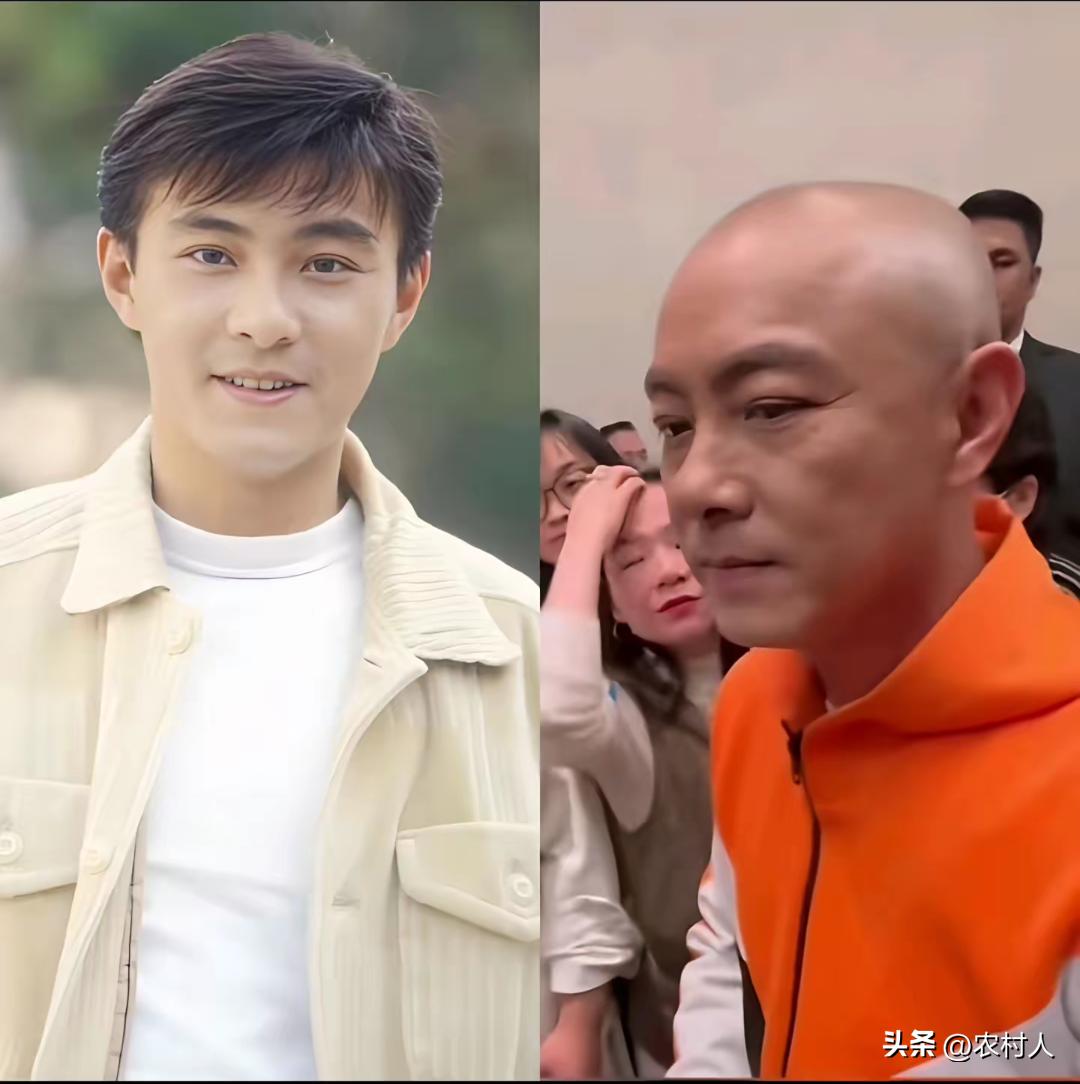 61岁的张卫健就因为导演一句话，留光头40多年。曾经他的颜值有多帅，谁年轻的时候