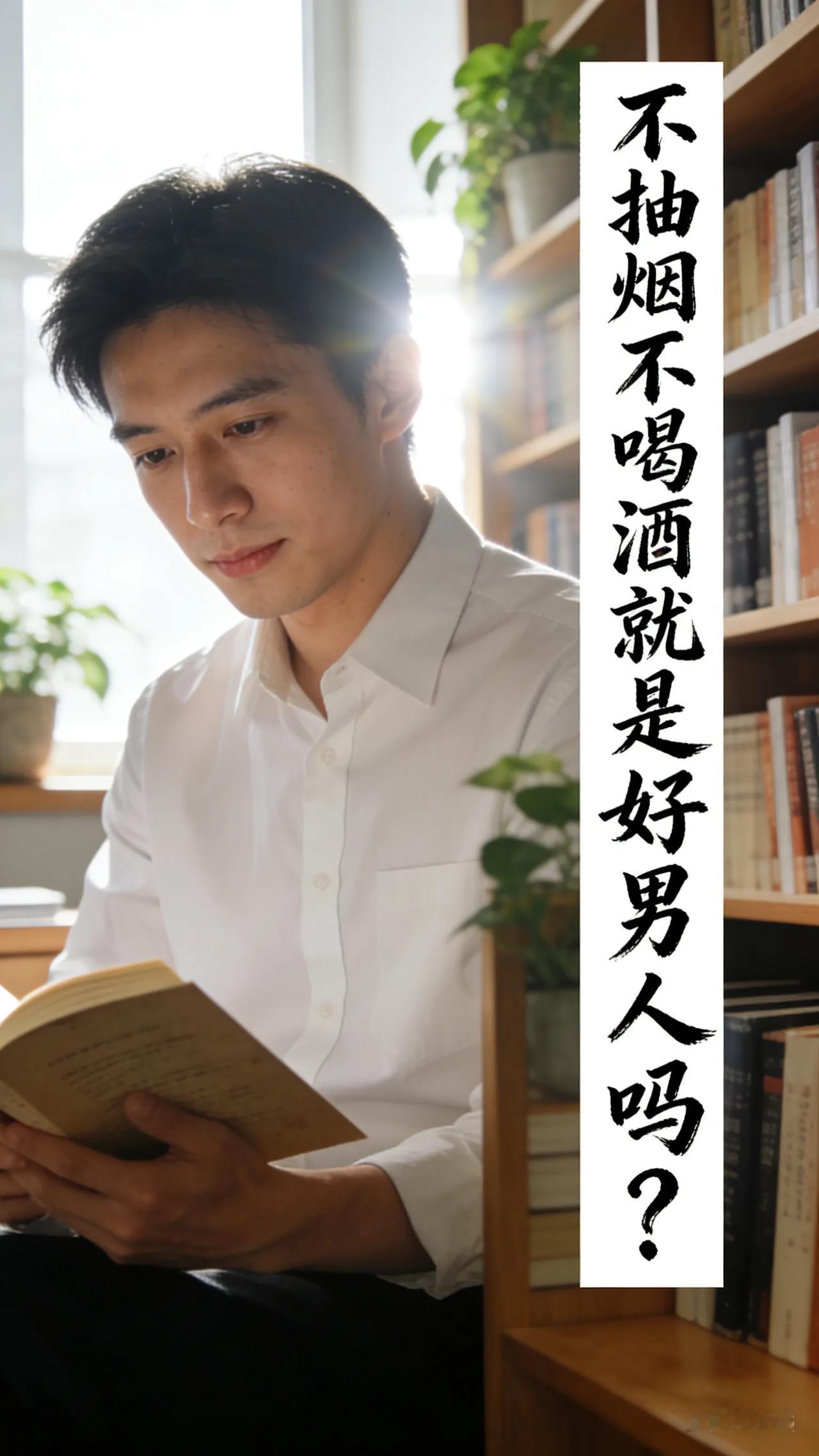 不抽烟不喝酒，就是好男人？这个标准是不是该刷新了

在现代婚恋市场与社交评价中，