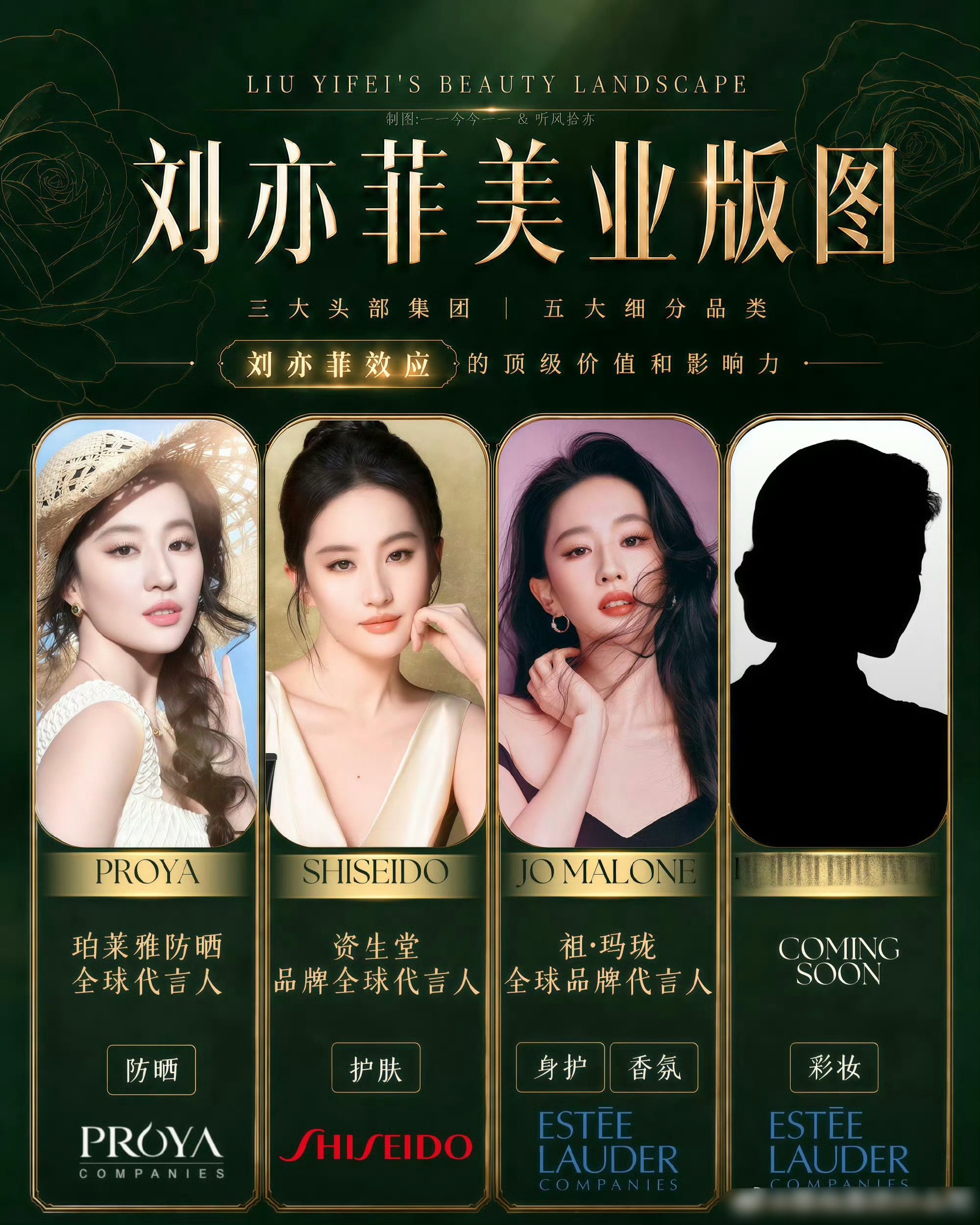 刘亦菲刘诗诗 代言 刘亦菲接任刘诗诗，成为Bobbi brown彩妆代言人，这算