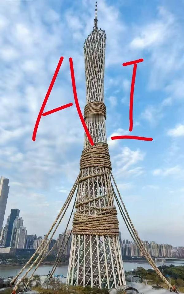 桦加沙网上各种AI图，把本来一个挺严肃的对抗台风的事情搞得乱七八糟[摊手][摊手