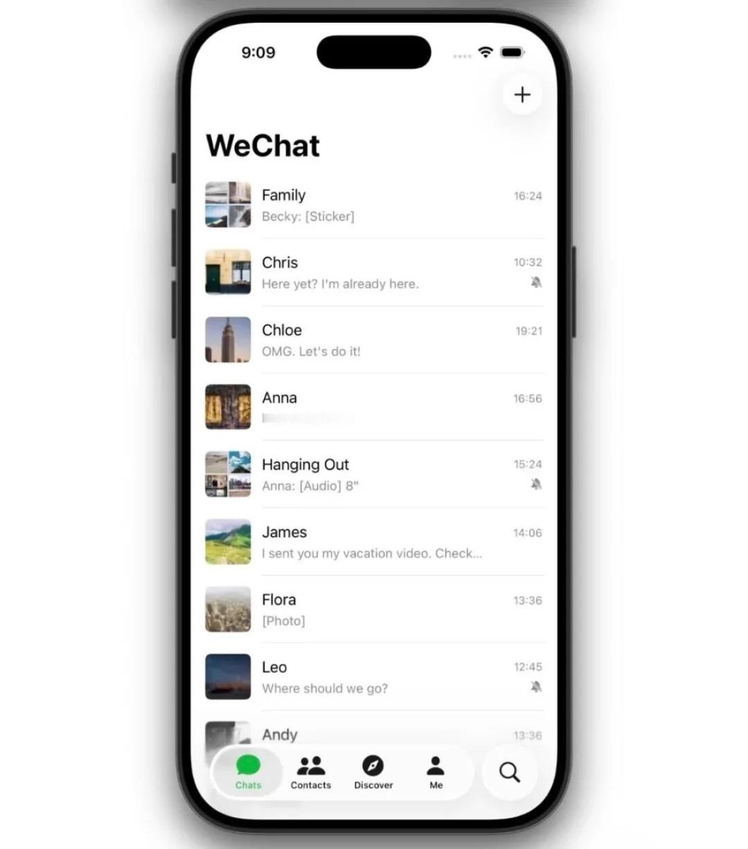 微信的界面改成这种适配iOS26风格的话各位喜欢吗？我是挺喜欢的，比现在的好看多