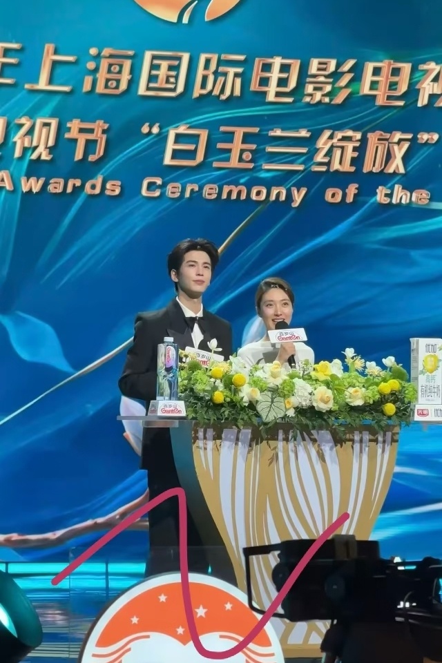 彩排好帅好正呀张凌赫白玉兰青年推广大使