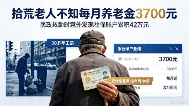 天降“横财”！拾荒21年的71岁老人，被查出社保账户有42万养老金