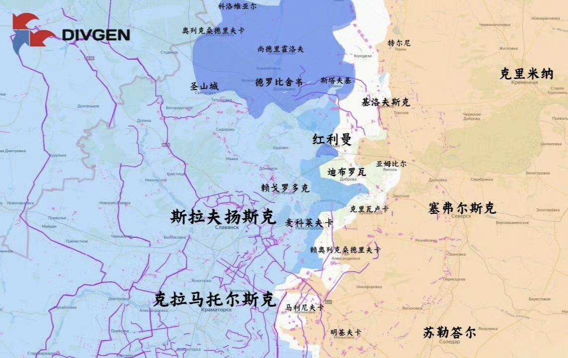 俄军西部集群在红利曼拉了个大的，不仅将之前一年多的战果全吐了出来，还暴露了俄军南