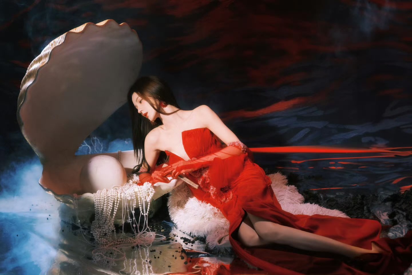 张予曦珊瑚新娘裙张予曦elle盛典珊瑚新娘张予曦珊瑚新娘裙张予曦[超话] ​ ​