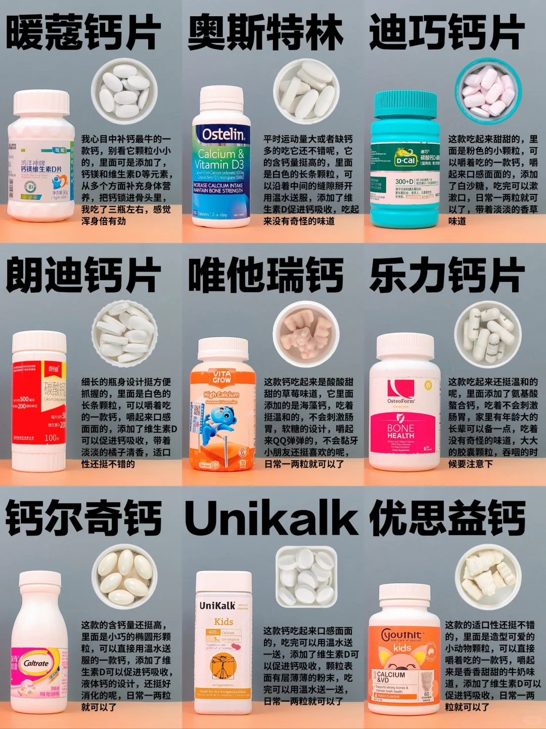久坐党直接锁住！618成人钙片实测总结
