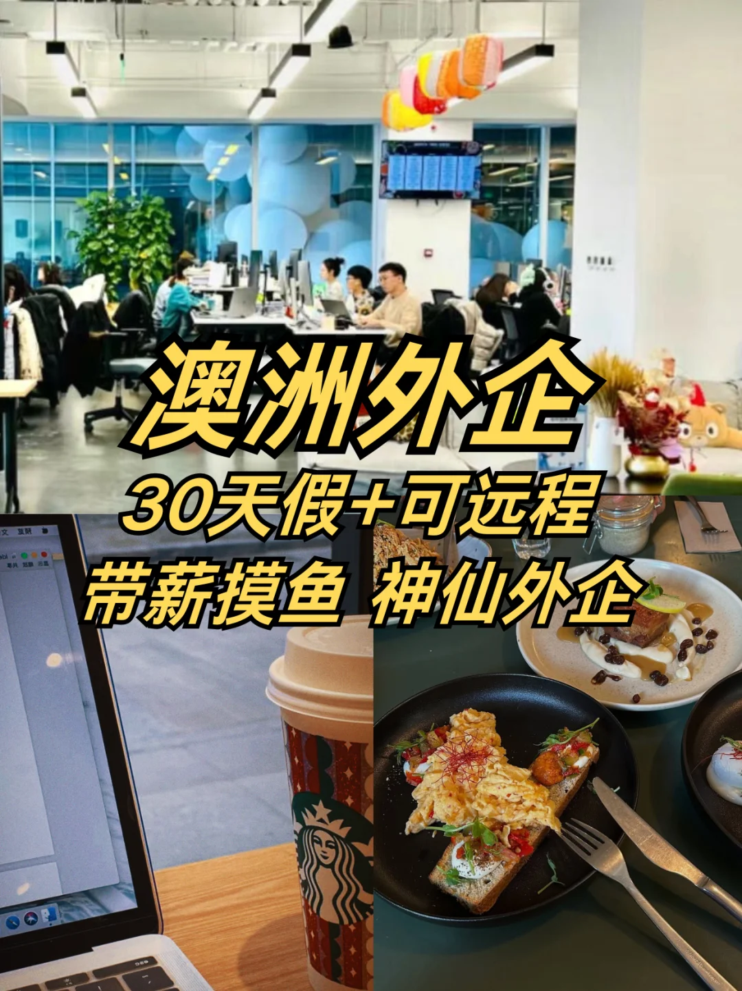 一不小心进了，澳洲神仙外企🇦🇺wfh假期多