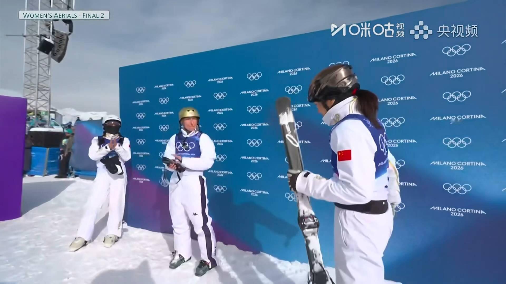 徐梦桃金牌空中技巧徐梦桃金牌！最后一舞！跳完就尖叫了，太棒了！back full