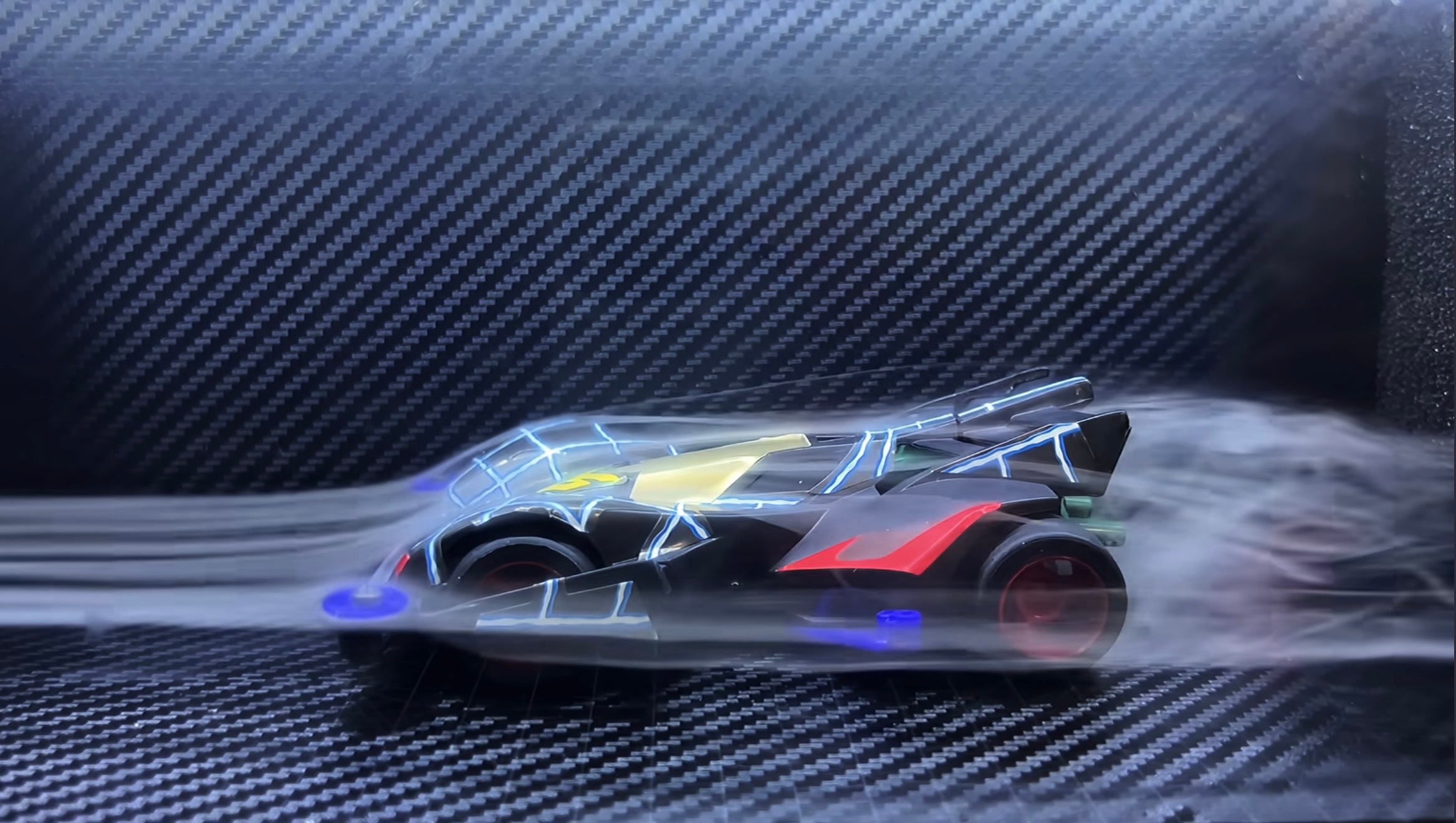 有人模拟风洞吹了蜘蛛杨四驱车。真有空气刀啊