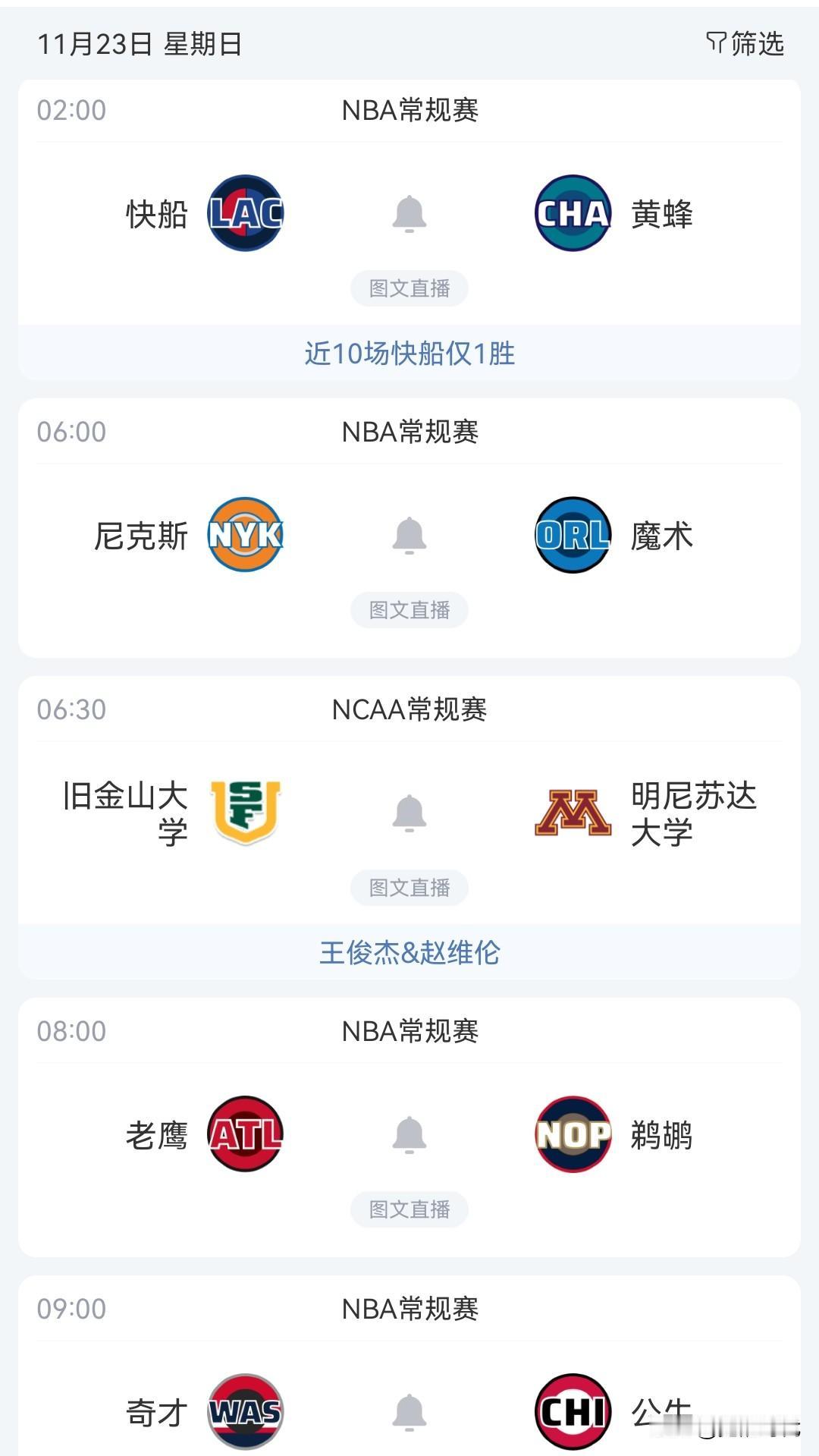 明日快船战黄蜂 掘金战国王 活塞战雄鹿等焦点赛事关注