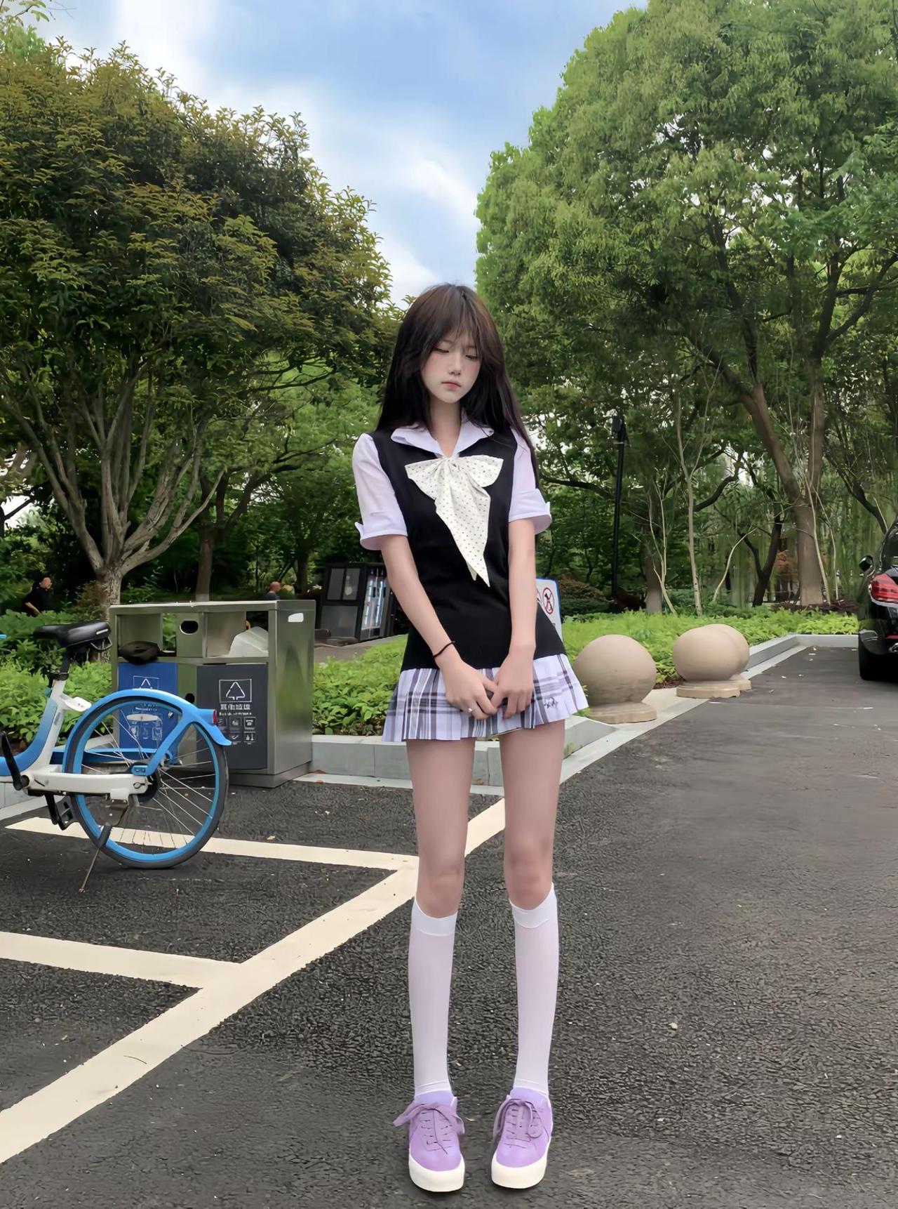 极客滑板鞋 川町香jk