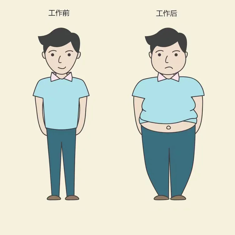 对上班过劳肥有了实感过劳肥减肥 工作越拼，腰腹越容易堆肉？不是错觉——长期高压让