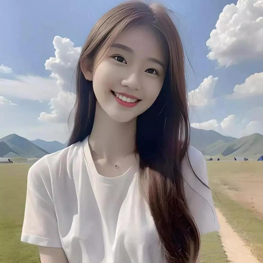 阳光下的微笑，草地上的美好时光元气满满的微笑 萌萌哒笑容 春日笑容 阳光治愈照 