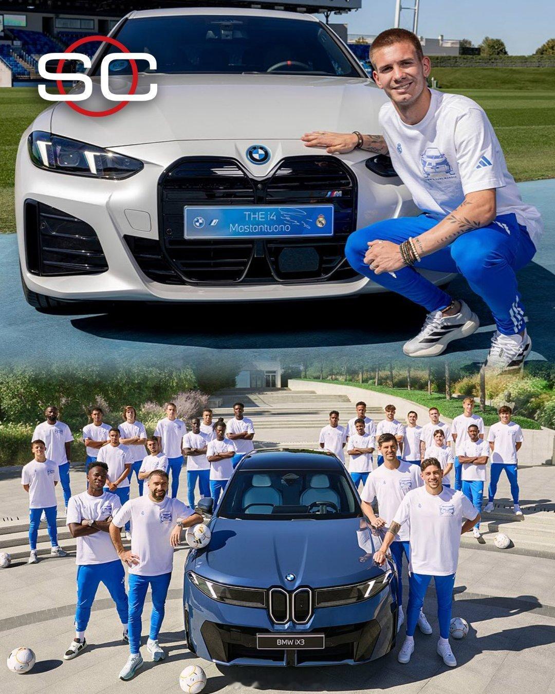 马斯坦托诺[超话] 🚀 速度与激情：马斯坦托诺在皇家马德里收到的座驾无可挑剔！